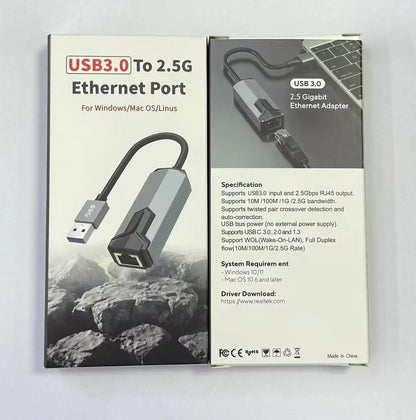 2.5G/5Gbps High Speed Wired Adapter